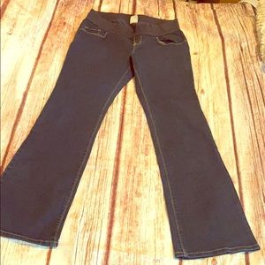 Old navy size 8 dark denim maternity jeans